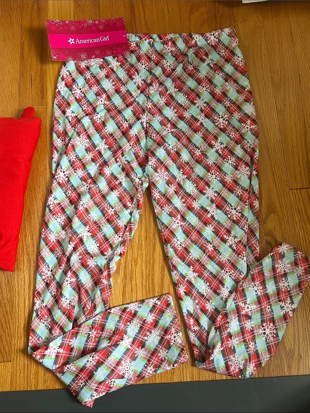 NEW American Girl XL (18/20) Holiday Dreams retired Snowflake Pajama Set